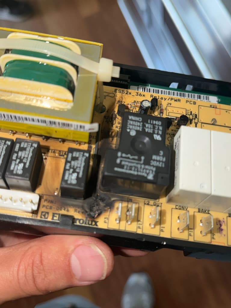 Burnt Control Board